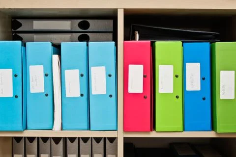 Box files Stock Photos