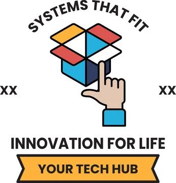 A box with a finger pointing to it Stock Illustration