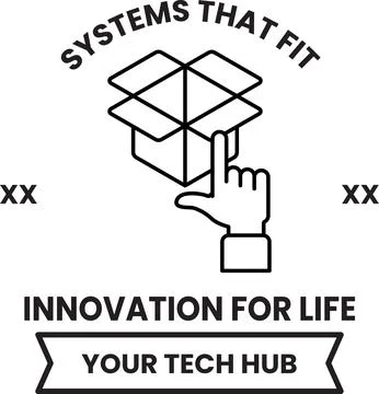 A box with a finger pointing to it Stock Illustration