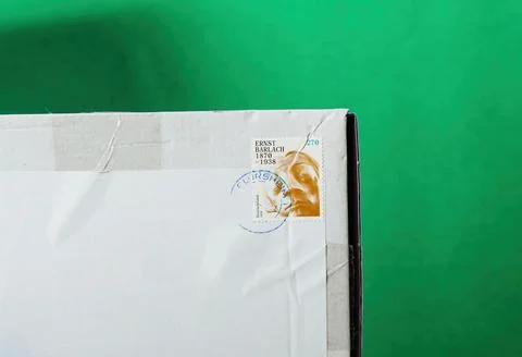 Box with German Stamp Stock Photos