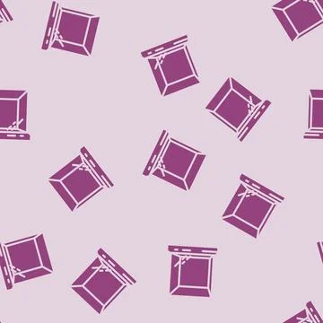 Box glass package glyph vector seamless pattern 스톡 일러스트