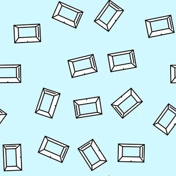 Box glass package vector seamless pattern Stock Illustration