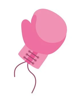Box glove on a white background Stock Illustration