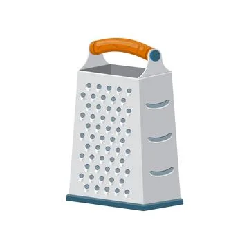 Box grater vector flat icon. Manual shredder flat illustration. Stock-Illustration