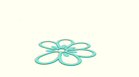 Box Growing From White Floor  Stock Footage 1035062