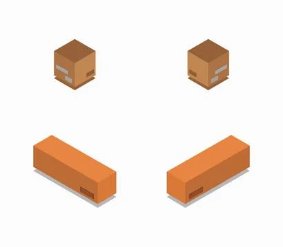 Box icon illustrated in vector on white background 스톡 일러스트