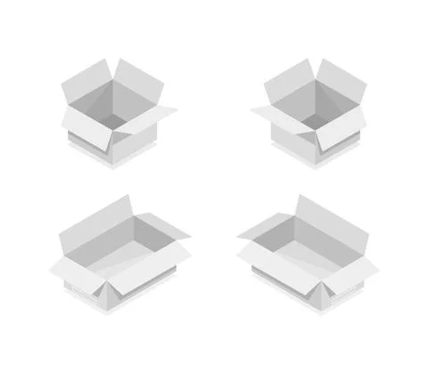 Box icon illustrated in vector on white background 스톡 일러스트