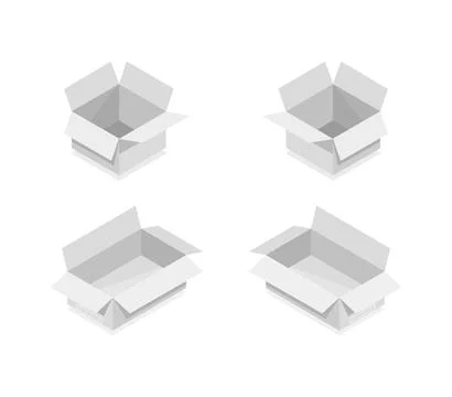 Box icon illustrated in vector on white background Stock Illustration