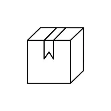 Box icon Stock Illustration