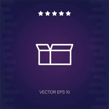 Box  icon イラスト素材