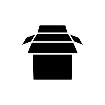 Box icon vector. Box sign. delivery package. parcel box. 库存插图