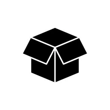 Box icon vector. Box sign. delivery package. parcel box. Stock Illustration