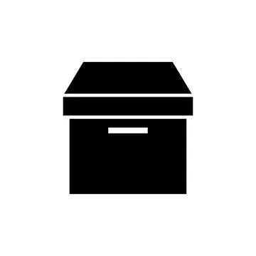 Box icon vector. Box sign. delivery package. parcel box. 库存插图