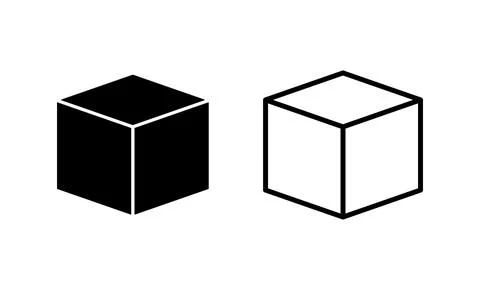 Box icon vector. box sign and symbol, parcel, package Illustrazione stock