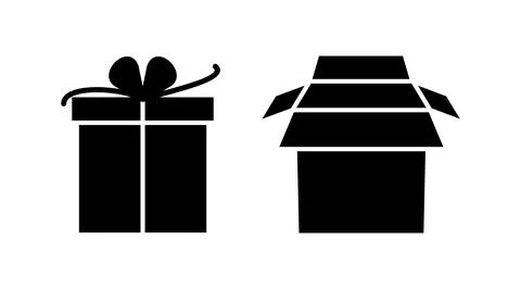 Box icon vector. Box sign. delivery package. parcel box. Illustrazione stock