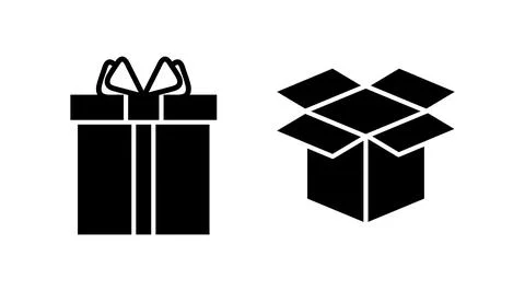 Box icon vector. Box sign. delivery package. parcel box. 스톡 일러스트