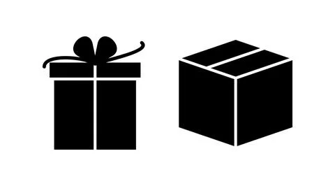 Box icon vector. Box sign. delivery package. parcel box. 库存插图