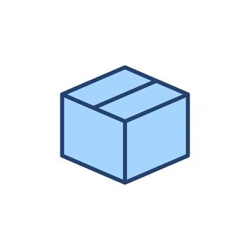 Box icon vector. box sign and symbol, parcel, package Illustrazione stock