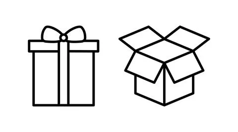 Box icon vector. Box sign. delivery package. parcel box. 库存插图