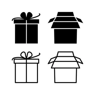 Box icon vector. Box sign. delivery package. parcel box. 库存插图