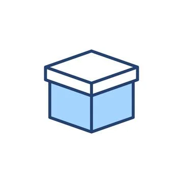 Box icon vector. box sign and symbol, parcel, package Stock Illustration