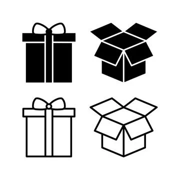 Box icon vector. Box sign. delivery package. parcel box. 库存插图