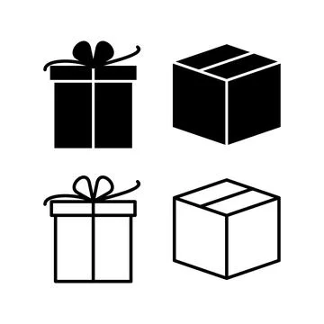 Box icon vector. Box sign. delivery package. parcel box. Stock Illustration