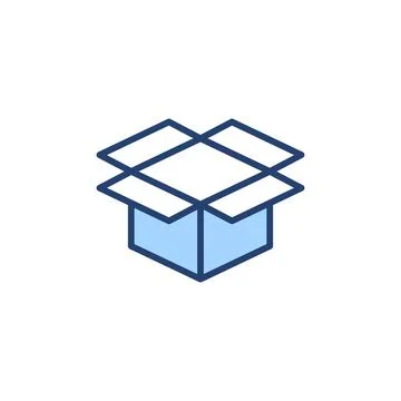 Box icon vector. box sign and symbol, parcel, package Stock Illustration