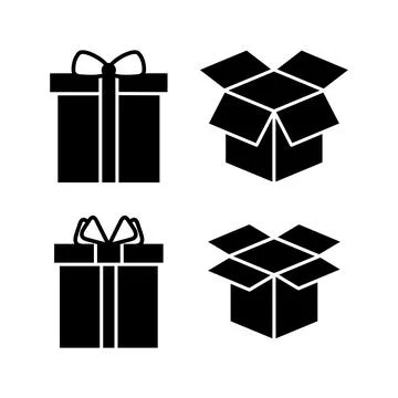 Box icon vector. Box sign. delivery package. parcel box. Illustrazione stock
