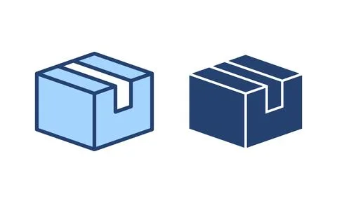 Box icon vector. box sign and symbol, parcel, package イラスト素材