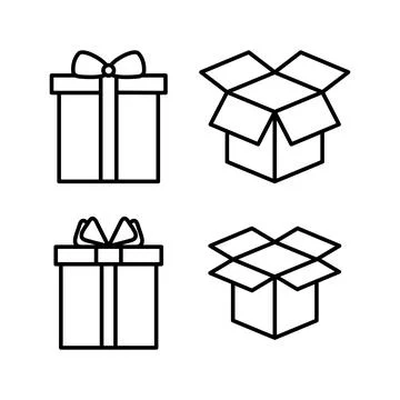 Box icon vector. Box sign. delivery package. parcel box. 스톡 일러스트
