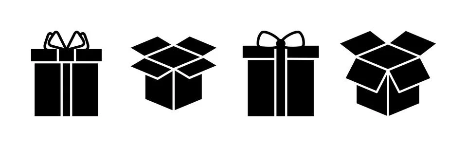Box icon vector. Box sign. delivery package. parcel box. 스톡 일러스트