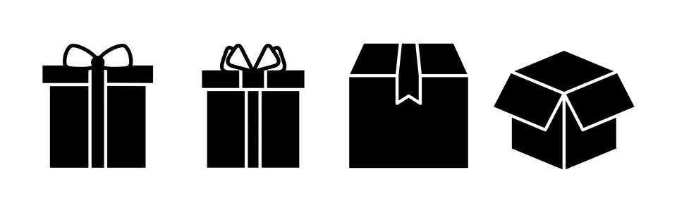 Box icon vector. Box sign. delivery package. parcel box. Illustrazione stock