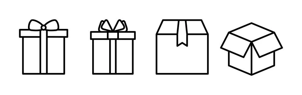 Box icon vector. Box sign. delivery package. parcel box. Stock Illustration