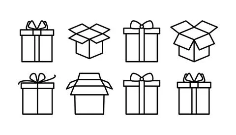 Box icon vector. Box sign. delivery package. parcel box. Stock Illustration