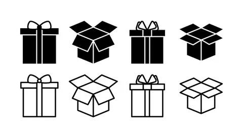 Box icon vector. Box sign. delivery package. parcel box. 스톡 일러스트
