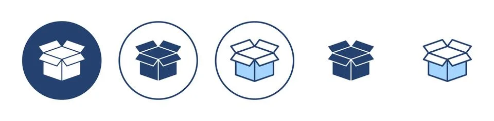 Box icon vector. box sign and symbol, parcel, package 스톡 일러스트