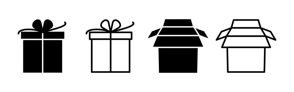 Box icon vector. Box sign. delivery package. parcel box. 스톡 일러스트