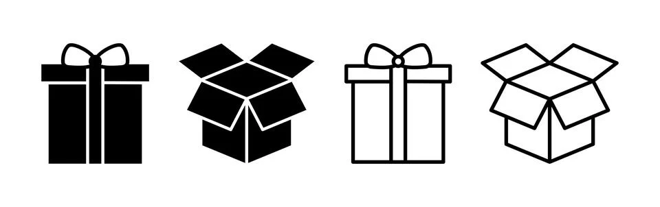 Box icon vector. Box sign. delivery package. parcel box. 스톡 일러스트