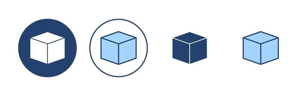 Box icon vector. box sign and symbol, parcel, package Illustrazione stock