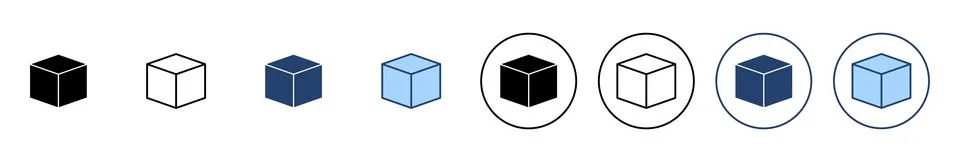 Box icon vector. box sign and symbol, parcel, package Stock Illustration