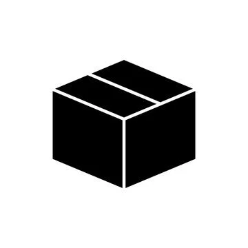 Box icon vector. box sign and symbol, parcel, package Stock Illustration