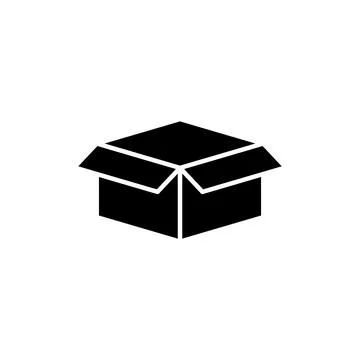 Box icon vector. box sign and symbol, parcel, package Stock Illustration