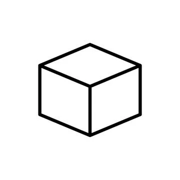 Box icon vector. box sign and symbol, parcel, package 스톡 일러스트