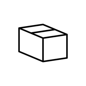 Box icon vector. box sign and symbol, parcel, package 스톡 일러스트