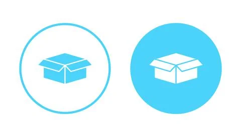 Box icon vector. box sign and symbol, parcel, package 스톡 일러스트