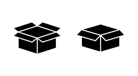 Box icon vector. box sign and symbol, parcel, package Stock Illustration