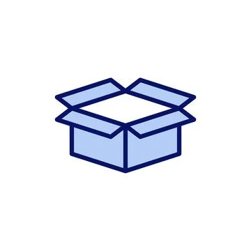 Box icon vector. box sign and symbol, parcel, package 库存插图