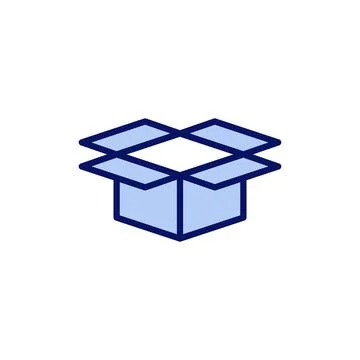 Box icon vector. box sign and symbol, parcel, package Stock Illustration