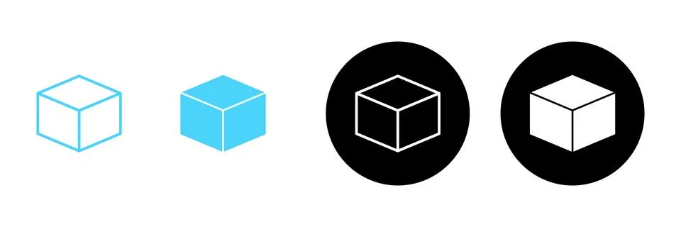 Box icon vector. box sign and symbol, parcel, package 库存插图